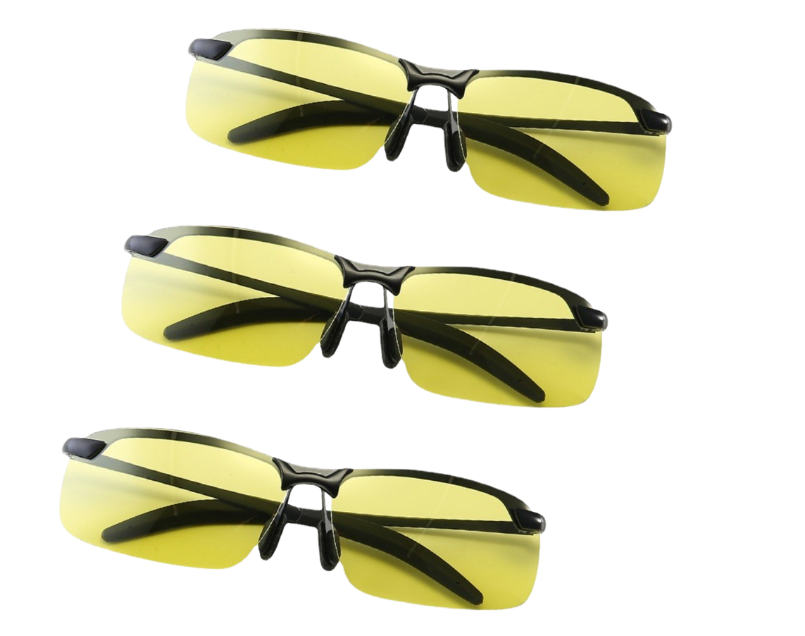 3x Claroptix Glasses